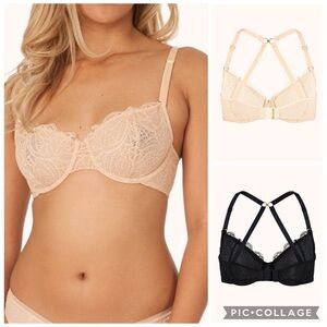 Lively Bundle of 2 Elegant Lace Intimate Bras.